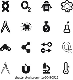 science vector icon set such as: ball, modern, aspirin, medication, futuristic, hot, mechanical, force, lens, negative, sphere, ions, electromagnetic, robot, satellite, prescription, microscope