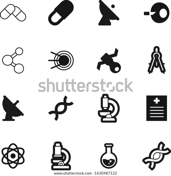 science vector icon set such as: sputnik,\
molecules, doctor, reproduction, oocyte, sperm, procreation, tool,\
shape, rocket, ovulation, astronomy, concept, liquid, orbit,\
development, first,\
capsule