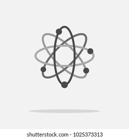 science vector icon with shadow