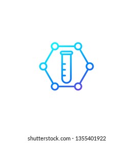 Science vector line icon