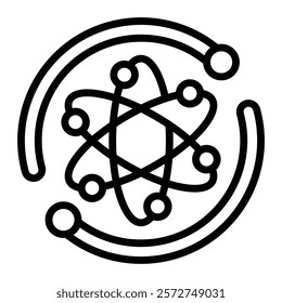 Science Vector Line Icon Design