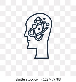 Science vector outline icon isolated on transparent background, high quality linear Science transparency concept can be used web and mobile