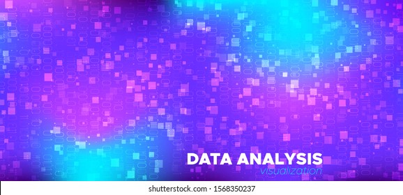 Science Wallpaper. Matrix Data Stream. Purple One, Zero Numbers. Digital Binary Code. Vector Science Flyer. Matrix Background. Technology Concept. Digital Binary Waves. Glow Science Visualization.