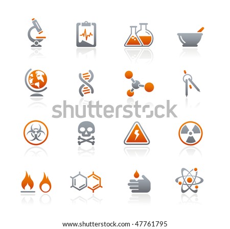 Science Web Icons // Graphite Series