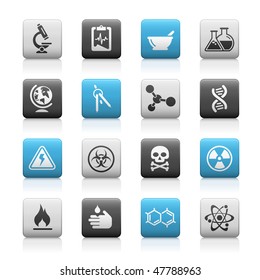 Science Web Icons // Matte Series