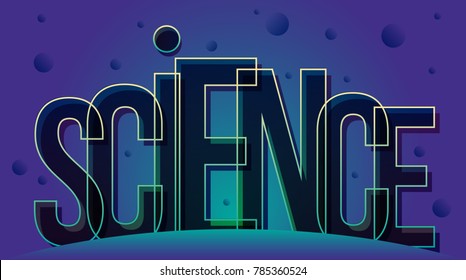 Science word concept