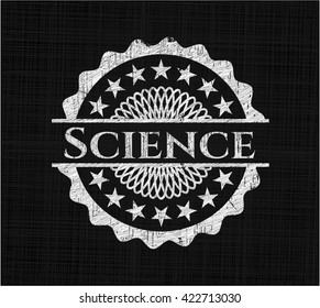 Science written on a chalkboard