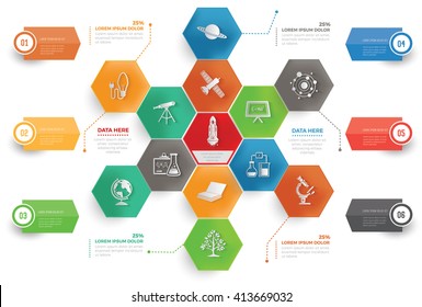 
Science,innovation concept info graphic design,vector