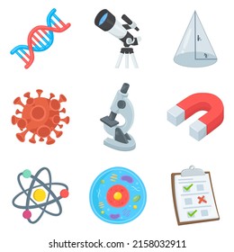 Sciences Sign Emoji Icon Illustration. Scientist Vector Symbol Emoticon Design Clip Art Sign Comic Style.