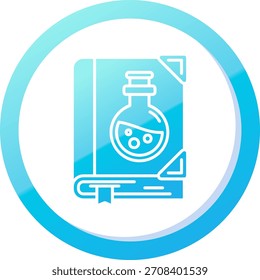 Libro de ciencia Línea Vector Icon Design