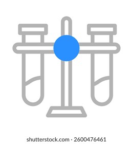 Scientific analysis of liquid samples illustration