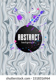 Scientific annual report design vector collection. Halftone stripes texture cover page layout templates set. Report covers graphic design, business brochure pages corporate templates.