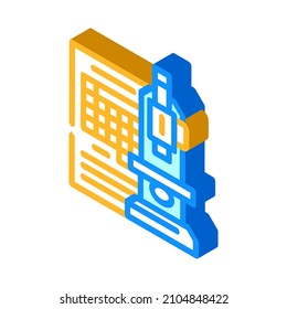 scientific approach isometric icon vector. scientific approach sign. isolated symbol illustration