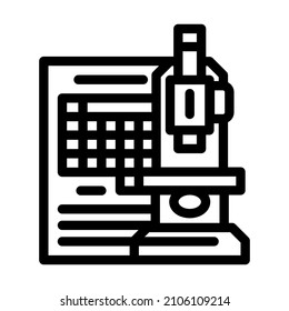 scientific approach line icon vector. scientific approach sign. isolated contour symbol black illustration