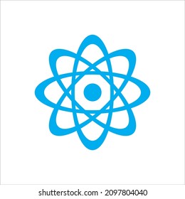 Scientific Atom Vector Art Design. Vector Design Download.