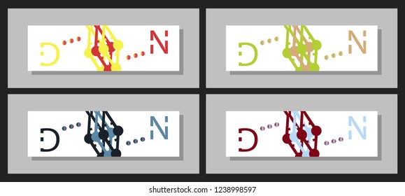 Scientific brochure design template. Vector flyer layout, Molecular structure with connected lines and dots. Scientific pattern atom DNA with elements for magazine, leaflet, cover, poster design