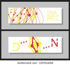 Scientific brochure design template. Vector flyer layout, Molecular structure with connected lines and dots. Scientific pattern atom DNA with elements for magazine, leaflet, cover, poster design