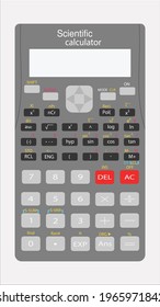 Scientific calculator design, off display