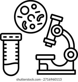 Scientific Equipment Line vector Icon Design