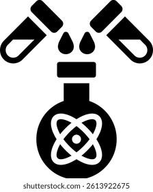 Scientific Experiments Icon Glyph Vector Illustration