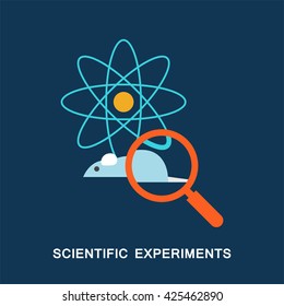 scientific experiments vector image