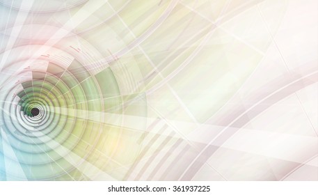 Scientific Future Technology. For Business Presentation. Flyer, Poster Vector Concept Background