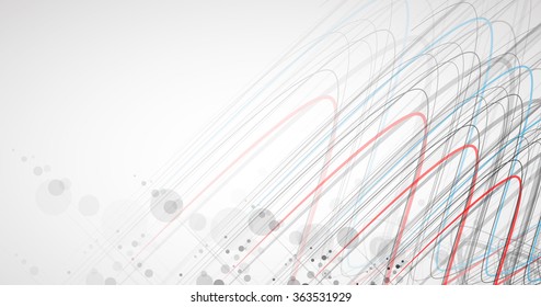 Scientific Future Technology. For Business Presentation. Flyer, Poster Vector Concept Background