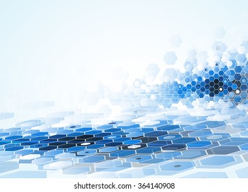Scientific Future Technology. For Business Presentation. Flyer, Poster Vector Concept Background