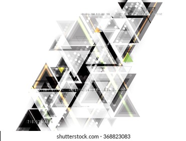 Scientific Future Technology. For Business Presentation. Flyer, Poster Vector Concept Background