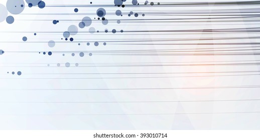 Scientific Future Technology. For Business Presentation. Flyer, Poster Vector Concept Background