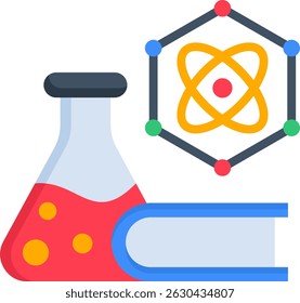Scientific Icon Flat Vector Illustration