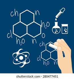 scientific laboratory design, vector illustration eps10 graphic 