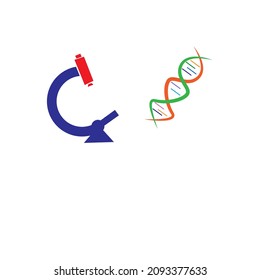 scientific logo or science logo or education logo