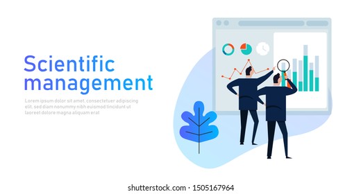 Scientific management. Theory of management that analyzes and synthesizes workflows. Its main objective is improving economic efficiency, especially labor productivity