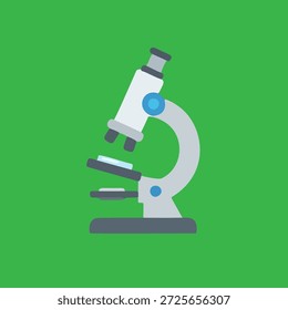 Scientific Microscope Illustration for Laboratory Research and Education, Symbolizing Discovery and Detailed Observation
