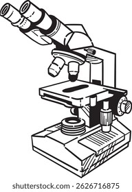 Scientific Microscope Cientista Rhindrowing Organização científica