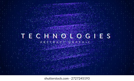Antecedentes De Investigação Científica. Blue Tech Cosmos Bg. Rede Espacial. Banner Gráfico Com Componentes Bioquímicos E Digitais. Padrão De Ciência De Dados Abstrato Com Pontos. 