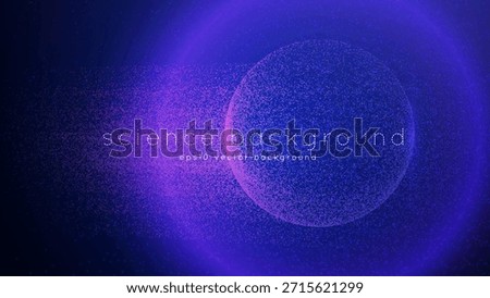 Scientific Research Background. Blue Tech Cosmos Bg. Space Network. Conference Design For Ai, Finance, And Life Presentation. Abstract Data Science Pattern With Dots. 