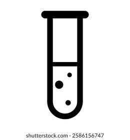 Scientific Research, Chemical Experiment, Laboratory Test Tube and Lab Equipment Icon – Science and Research Symbol, Experiment Analysis, Chemical Reactions