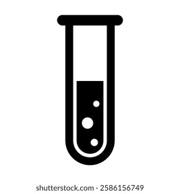 Scientific Research, Chemical Experiment, Laboratory Test Tube and Lab Equipment Icon – Science and Research Symbol, Experiment Analysis, Chemical Reactions