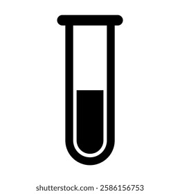 Scientific Research, Chemical Experiment, Laboratory Test Tube and Lab Equipment Icon – Science and Research Symbol, Experiment Analysis, Chemical Reactions