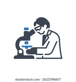 Scientific Research Icon Isolated On White Background