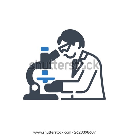 Scientific Research Icon Isolated On White Background