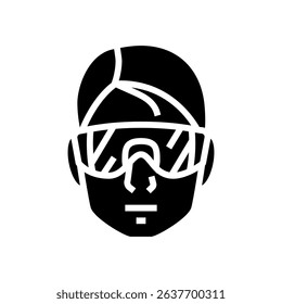 scientific researcher research development glyph icon vector. scientific researcher research development sign. isolated symbol illustration