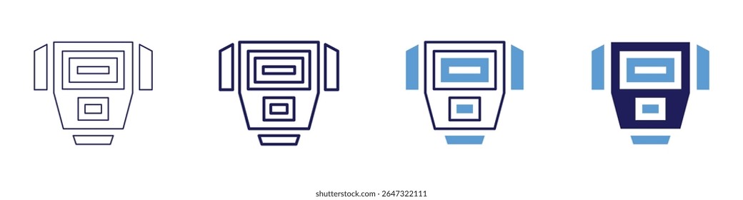 Scientific revolution icon in 4 different styles. Thin Line, Line, Bold Line, Duotone. Duotone style. Editable stroke.
