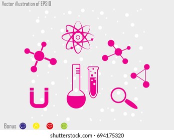 Scientific subjects, icon, vector illustration of Eps10