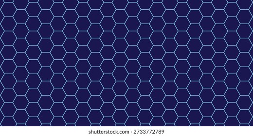 Scientific, technological molecular medical background. hexagon DNA network, science chemical and biotechnology concept, innovation technology. Abstract geometric background with hexagon design. black