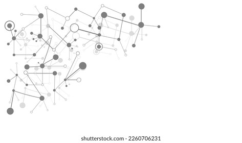 Scientific, technological molecular medical reference. Genetic engineering and molecular structure, DNA circular network, scientific chemical and biotechnological concept, innovative technology, healt