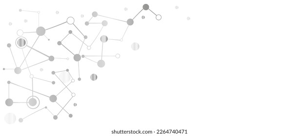 Referencia médica científica, tecnológica y molecular. Ingeniería genética y estructura molecular, red circular de ADN, concepto científico químico y biotecnológico, tecnología innovadora, salud