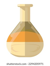Wissenschaftler analysieren Flüssigkeit in transparentem Reagenzglas einzeln